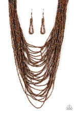 Load image into Gallery viewer, Paparazzi Jewelry Necklace Dauntless Dazzle - Copper