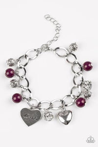 Paparazzi Jewelry Bracelet Royal Sweethearts Purple