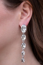 Load image into Gallery viewer, Paparazzi Jewelry Earrings Red Carpet Radiance - White