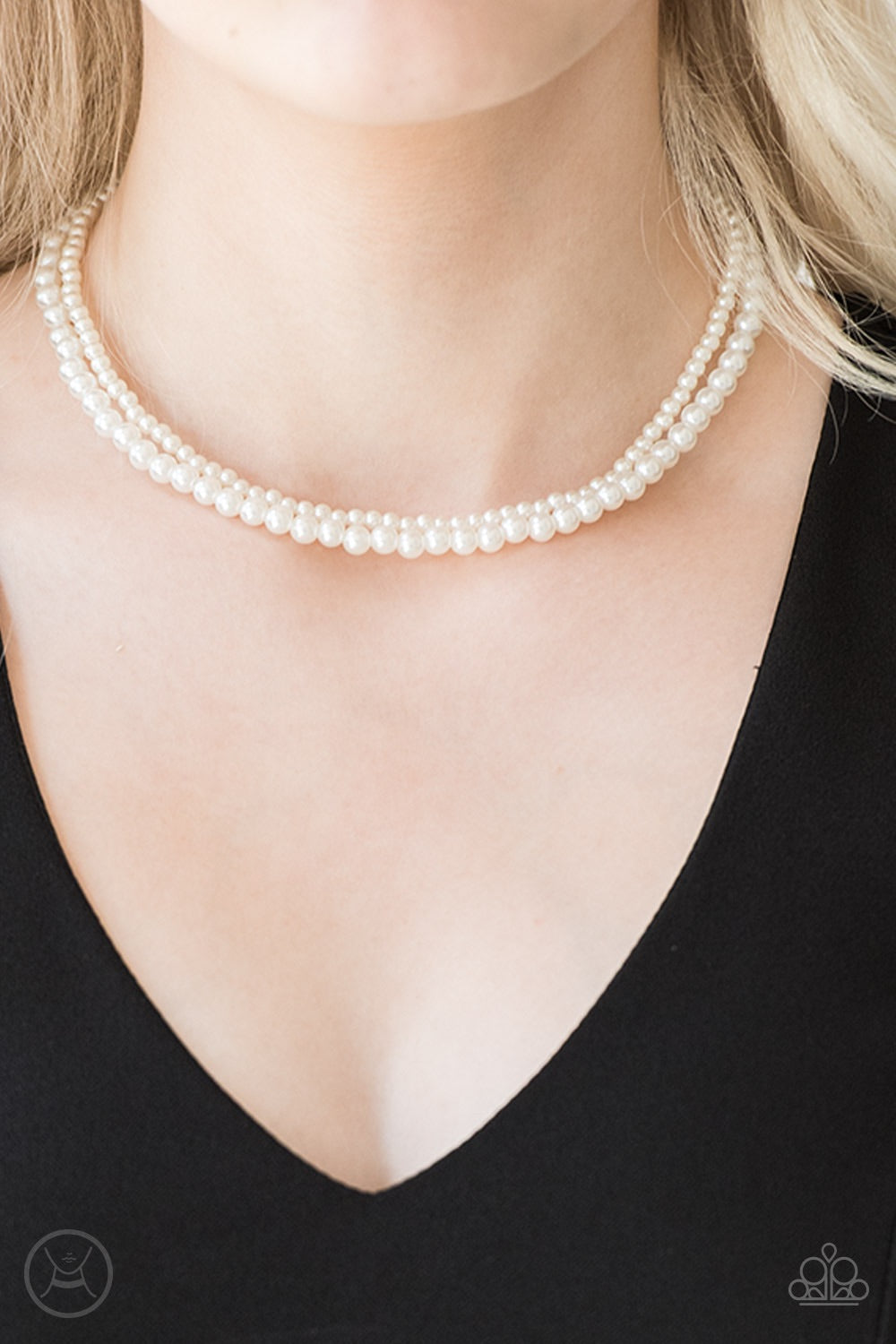 Paparazzi Jewelry Necklace Ladies Choice - White