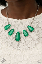 Load image into Gallery viewer, Paparazzi Jewelry Necklace Newport Princess/Yacht Club Couture - Green 0321