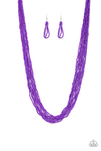 Paparazzi Jewelry Necklace Congo Colada - Purple