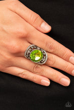 Load image into Gallery viewer, Paparazzi Jewelry Ring Galactic Garden - Green