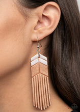 Load image into Gallery viewer, Paparazzi Jewelry Earrings Desert Trails - White
