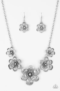 Paparazzi Jewelry Life Of The Party Secret Garden - Silver