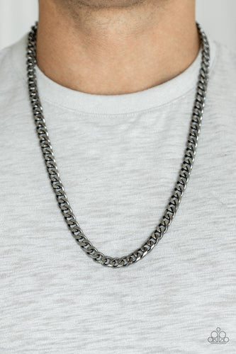 Paparazzi Jewelry Men The Game CHAIN-ger/Take It To The Bank - Black