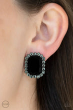 Load image into Gallery viewer, Paparazzi Exclusive Earrings Glitter Enthusiast - Black