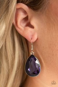 Paparazzi Jewelry Earrings Limo Ride - Purple