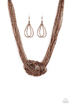 Load image into Gallery viewer, Paparazzi Jewelry Necklace Knotted Knockout - Copper