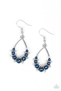 Paparazzi Jewelry Earrings Fancy First - Blue