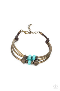 Paparazzi Jewelry Bracelet  Road Trip Rebel - Brass