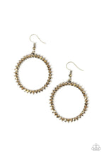 Load image into Gallery viewer, Paparazzi Jewelry Earrings Spark Their Attention - Brass