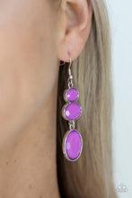 Load image into Gallery viewer, Paparazzi Jewelry Earrings Tiers Of Tranquility - Purple