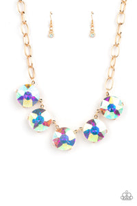 Paparazzi Jewelry Necklace Limelight Luxury - Multi