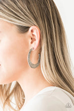 Load image into Gallery viewer, Paparazzi Jewelry Earrings The HOOP Up - Silver