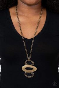 Paparazzi Jewelry Necklace Rare Relic - Brass