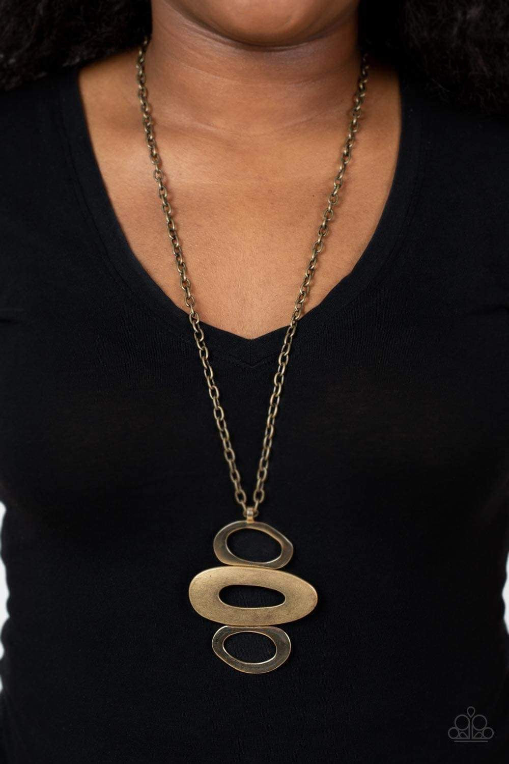 Paparazzi Jewelry Necklace Rare Relic - Brass