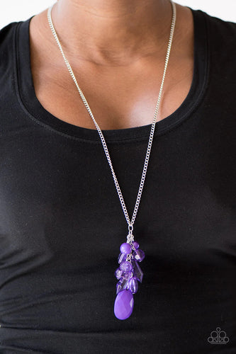 Paparazzi Jewelry Necklace Keepin It Colorful - Purple