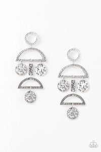 Paparazzi Jewelry Earrings Incan Eclipse - Silver