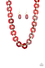 Load image into Gallery viewer, Paparazzi Jewelry Necklace Fashionista Fever - Red