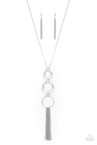 Paparazzi Exclusive Necklace Join The Circle - Silver