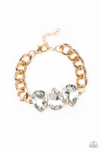 Paparazzi Jewelry Bracelet Bring Your Own Bling - Gold