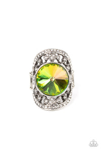 Paparazzi Jewelry Ring Galactic Garden - Green