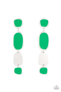Paparazzi Jewelry Earrings All Out Allure - Green