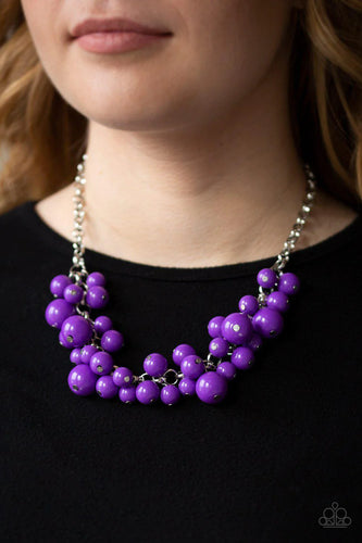 Paparazzi Jewelry Necklace Walk This BROADWAY - Purple