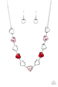 Paparazzi Jewelry Necklace Set Contemporary Cupid - Multi