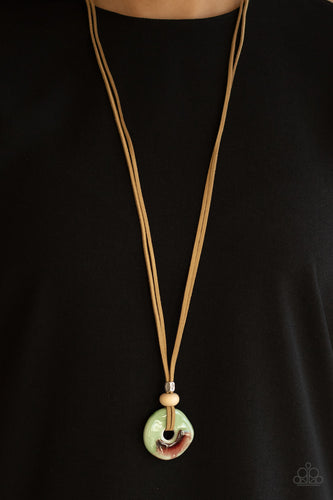 Paparazzi Jewelry Necklace Primal Paradise - Green