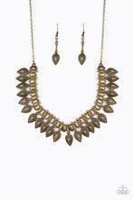 Load image into Gallery viewer, Paparazzi Jewelry Necklace When The Hunter Becomes The Hunted - Brass