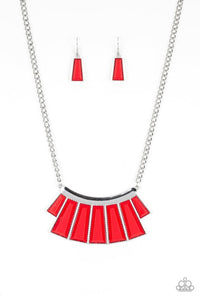 Paparazzi Jewelry Necklace Glamour Goddess - Red
