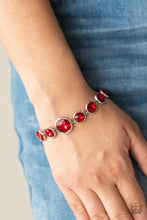 Load image into Gallery viewer, Paparazzi Jewelry Bracelet Lustrous Luminosity - Red