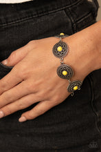 Load image into Gallery viewer, Paparazzi Jewelry Bracelet Mojave Mandalas - Yellow