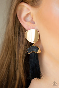 Paparazzi Jewelry Earrings Insta Inca - Gold