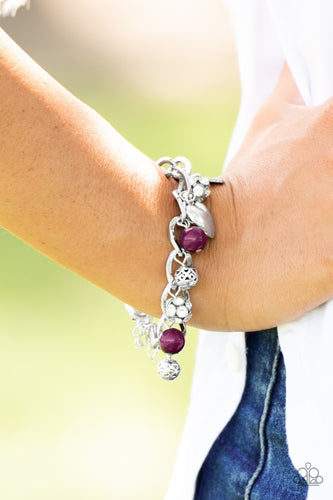 Paparazzi Jewelry Bracelet Royal Sweethearts Purple