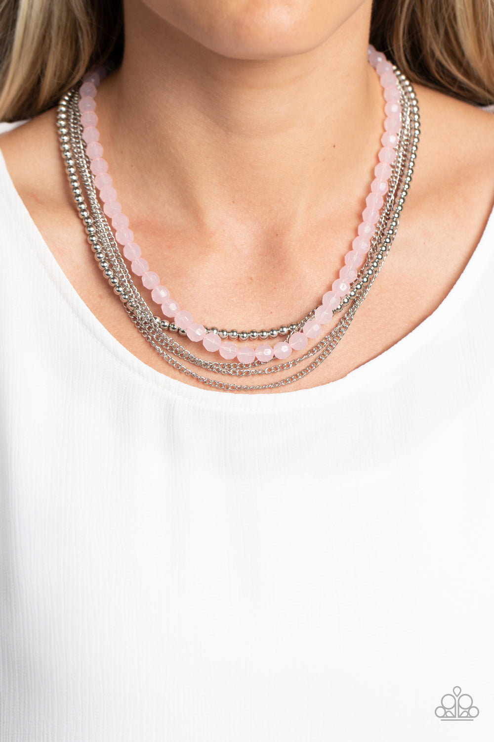 Paparazzi Jewelry Necklace/Bracelet Boardwalk Babe - Pink