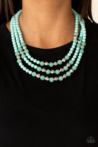 Paparazzi Jewelry Necklace STAYCATION All I Ever Wanted - Blue
