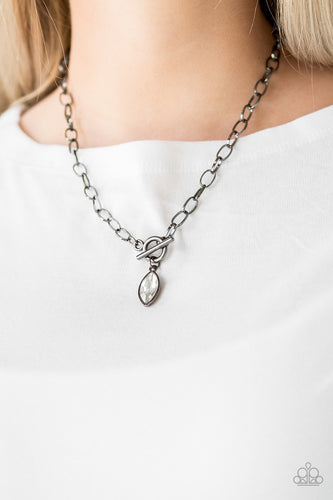 Paparazzi Jewelry Necklace Club Sparkle - Black