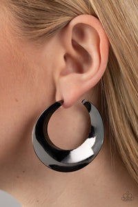 Paparazzi Jewelry Earrings Power Curves - Silver