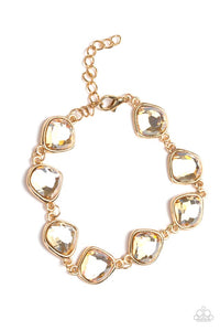 Paparazzi Jewelry Bracelet Perfect Imperfection - Gold