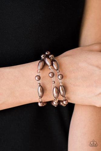 Paparazzi Jewelry Bracelet Then Comes Marriage - Brown
