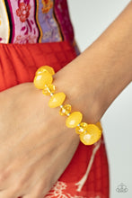 Load image into Gallery viewer, Paparazzi Jewelry Necklace Happy-GLOW-Lucky/Keep GLOWING Forward - Yellow
