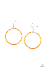 Load image into Gallery viewer, Paparazzi Jewelry Earrings Colorfully Curvy - Orange