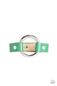 Paparazzi Jewelry Bracelet Rustic Rodeo - Green