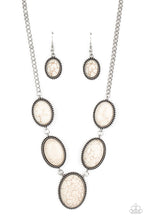 Load image into Gallery viewer, Paparazzi Jewelry Necklace River Valley Radiance - White