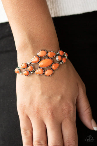 Paparazzi Jewelry Bracelet Blooming Prairies - Orange