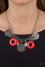 Load image into Gallery viewer, Paparazzi Jewerly Necklace Western Zen - Red