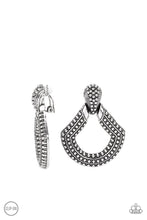 Load image into Gallery viewer, Paparazzi Jewelry Earrings Better Buckle Up - Silver